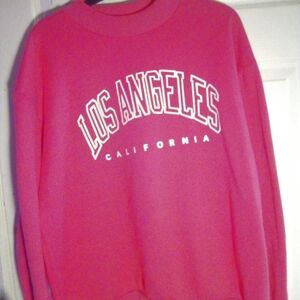 Los Angeles Apparel Bright Pink Sweatshirt
